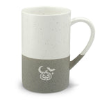 Halloween Engraved Mug, Halloween Pumpkin Bat, 13oz Speckled Ceramic Coffee Cup, Holiday Gift
