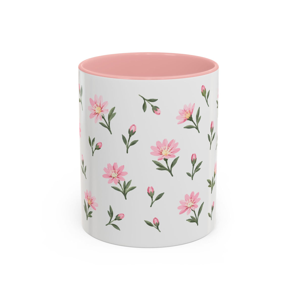 Montana Bitterroot Mug, State Flower Floral Coffee Cup, 11oz Botanical Gift