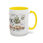 Phoenix Coffee Mug | Arizona Souvenir City Gift | Accent Color Ceramic 11oz 15oz