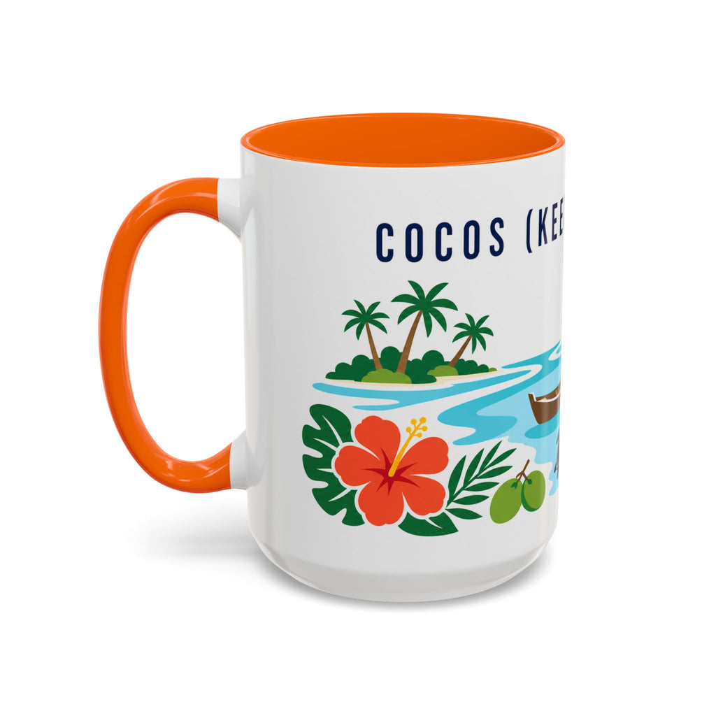 Cocos (Keeling) Islands Coffee Mug | Travel Souvenir Accent Mug | Country Gift Ceramic Cup 11oz 15oz