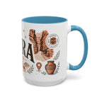 Petra Coffee Mug | Travel Destination Souvenir Gift | Accent Color Ceramic 11oz 15oz