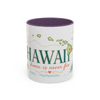 Hawaii State Map Mug | Moving Away Gift | Long Distance Friendship Coffee Cup