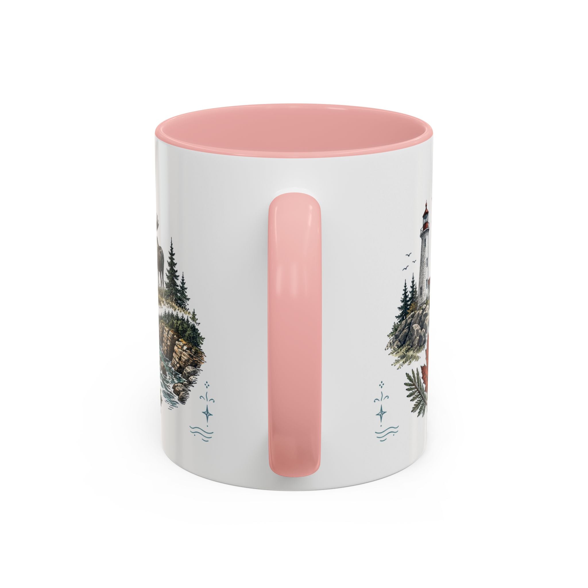 Cabot Trail Mug, Nova Scotia Travel Souvenir, Bucket List Gift, Accent Ceramic Coffee Mug 11oz 15oz