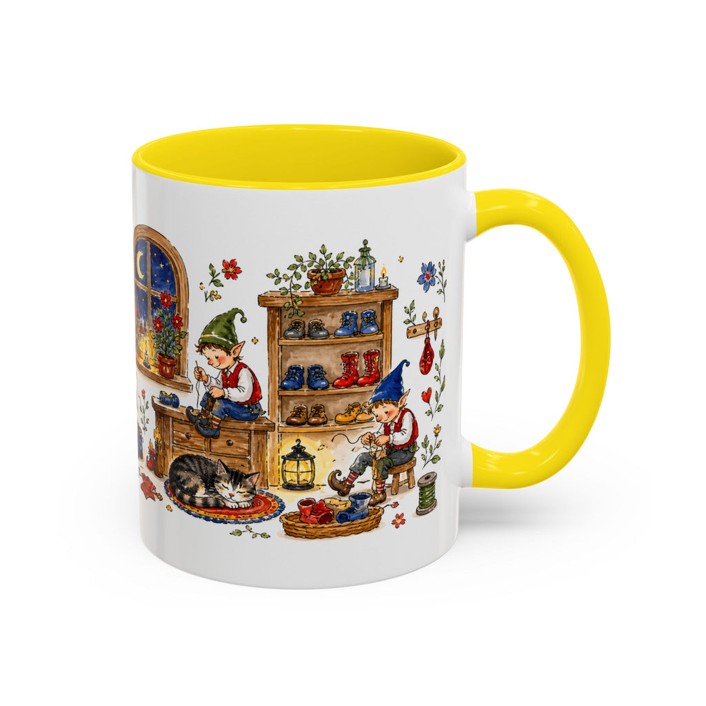 Elves and the Shoemaker Mug | Storybook Accent Coffee Mug | EveryLegend