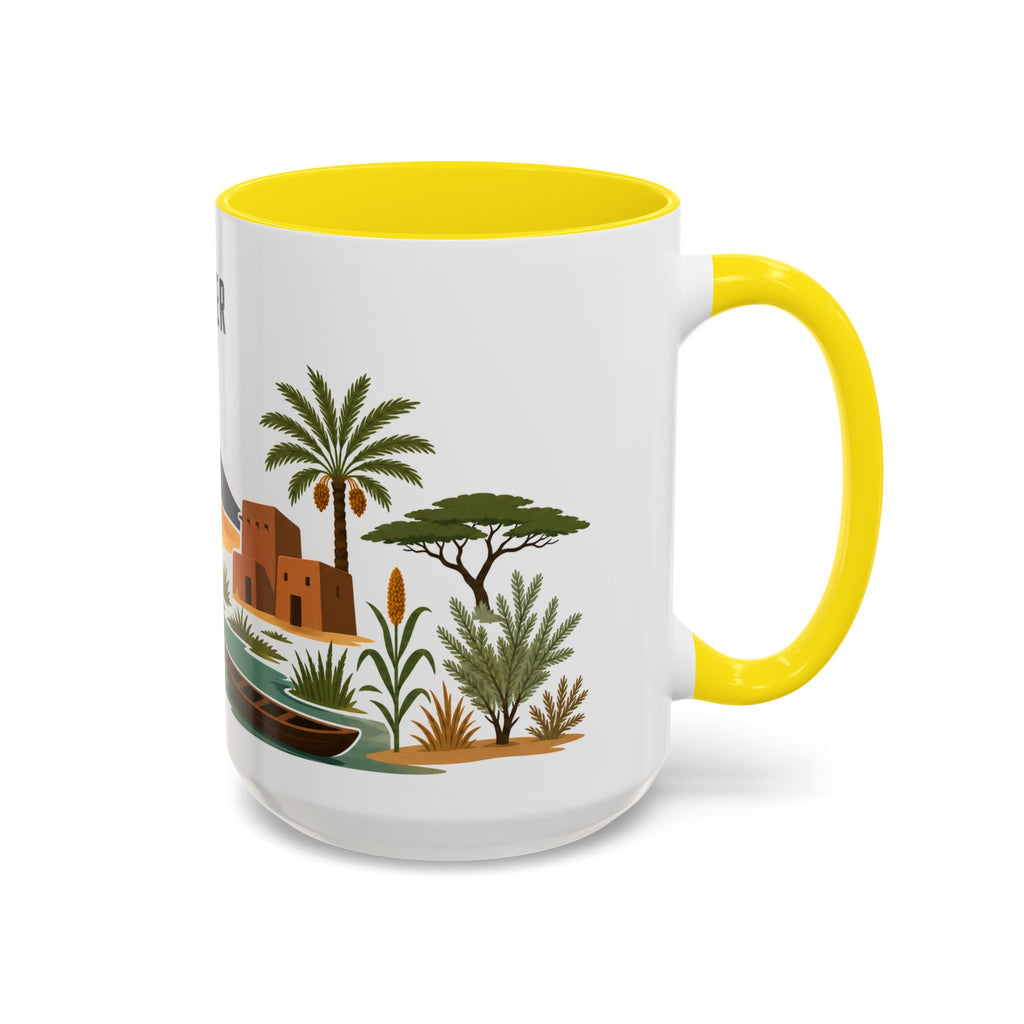 Niger Coffee Mug | Travel Souvenir Accent Mug | Country Gift Ceramic Cup 11oz 15oz