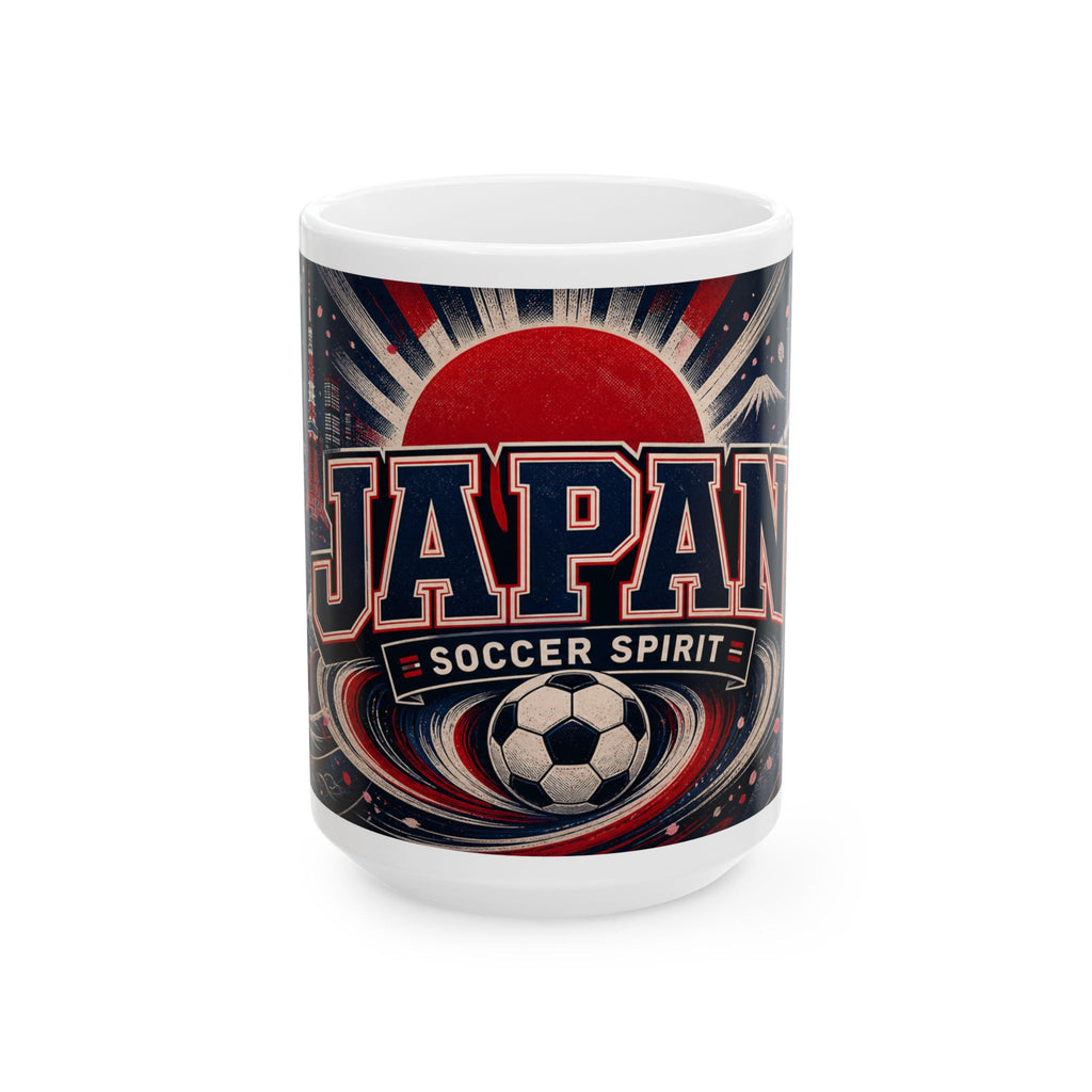 Japan Soccer Spirit Coffee Mug | Soccer Fan Gift | Ceramic 11oz 15oz Match Day Cup