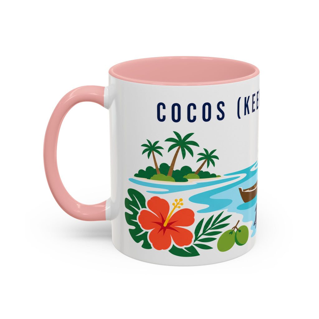 Cocos (Keeling) Islands Coffee Mug | Travel Souvenir Accent Mug | Country Gift Ceramic Cup 11oz 15oz