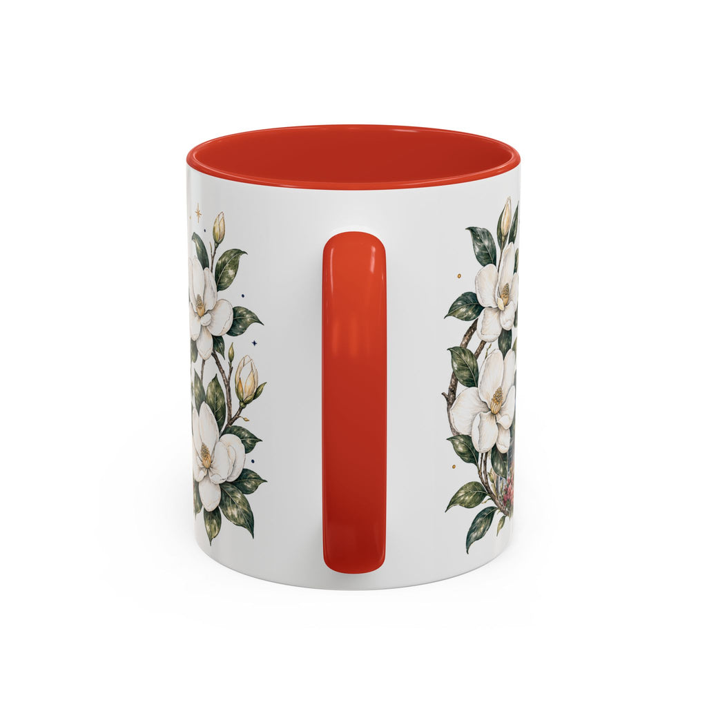 Mississippi State Map Mug | Moving Away, Homesick Gift | Botanical Accent Coffee Cup