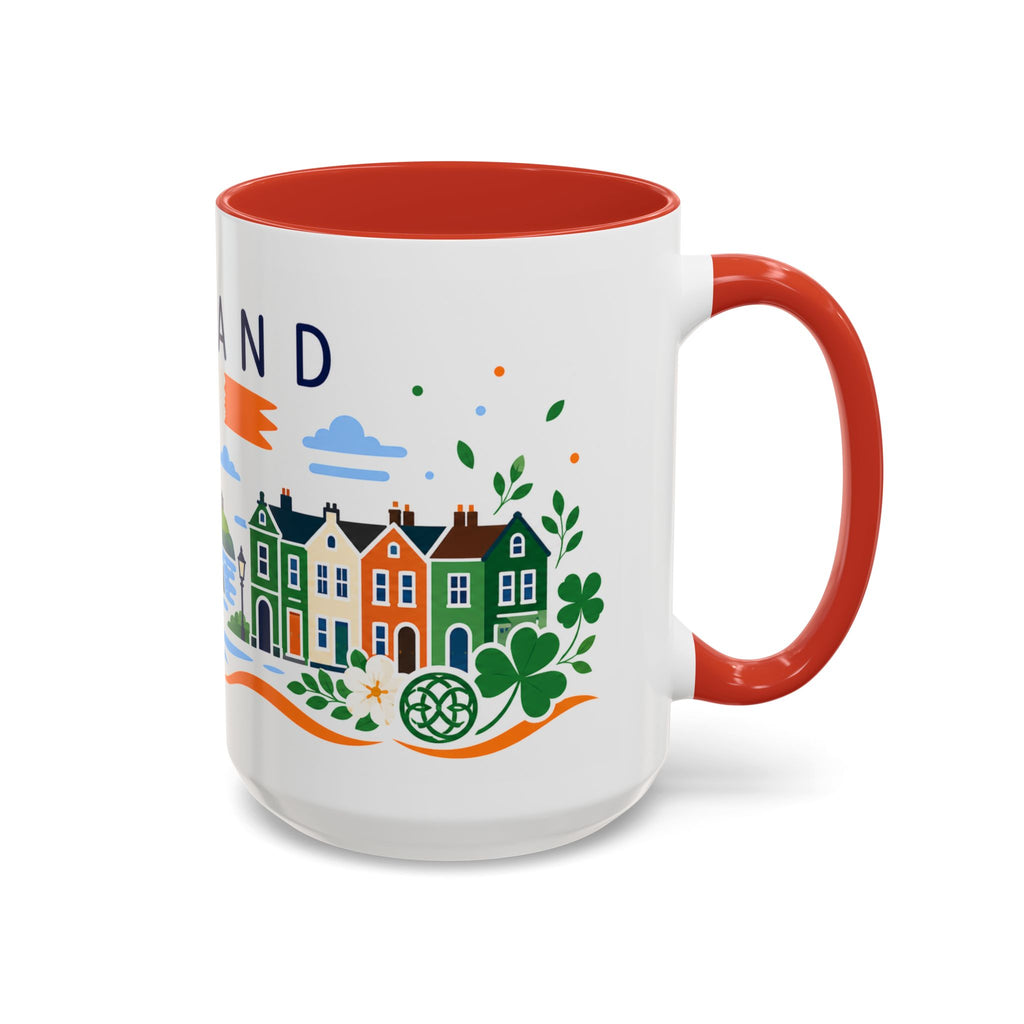Ireland Coffee Mug | Travel Souvenir Accent Mug | Country Gift Ceramic Cup 11oz 15oz