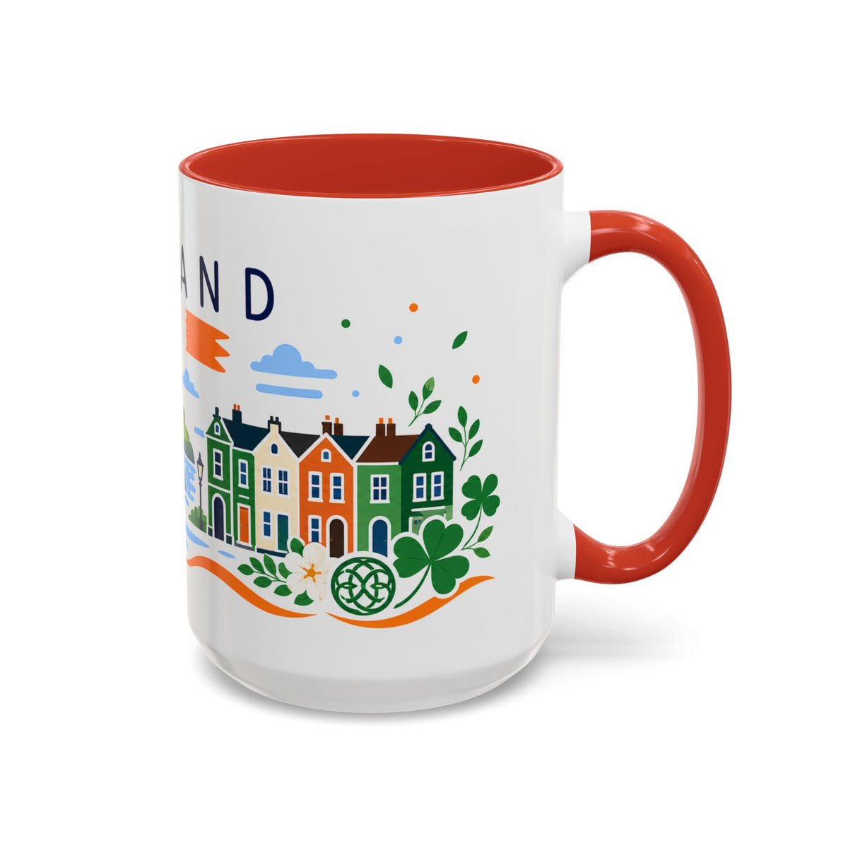 Ireland Coffee Mug | Travel Souvenir Accent Mug | Country Gift Ceramic Cup 11oz 15oz