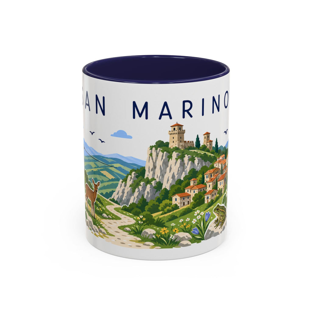 San Marino Coffee Mug | Travel Souvenir Accent Mug | Country Gift Ceramic Cup 11oz 15oz