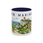 San Marino Coffee Mug | Travel Souvenir Accent Mug | Country Gift Ceramic Cup 11oz 15oz