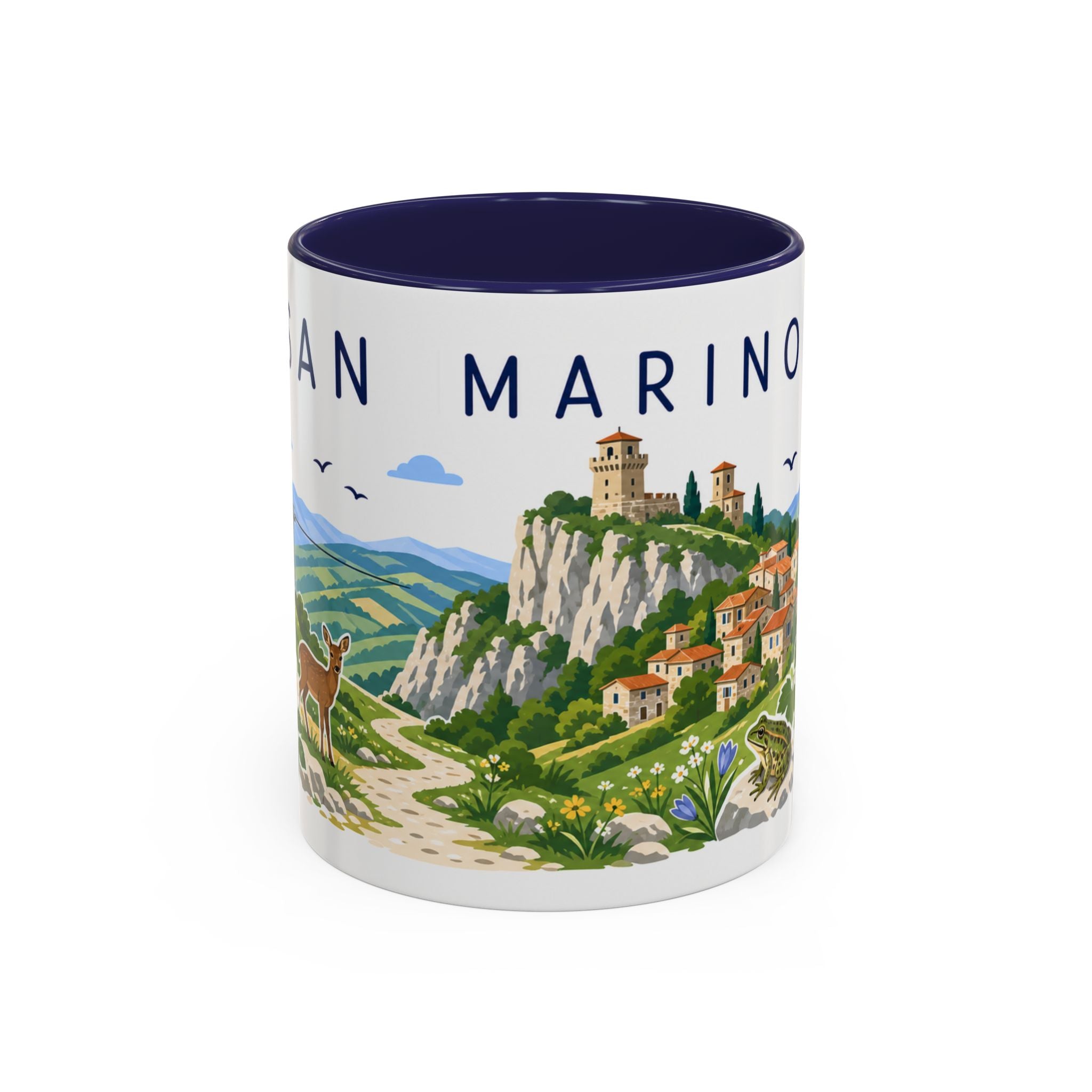 San Marino Coffee Mug | Travel Souvenir Accent Mug | Country Gift Ceramic Cup 11oz 15oz