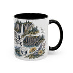 Columbia River Gorge Mug, Pacific Northwest Travel Souvenir, Bucket List Gift, Accent Ceramic Coffee Mug 11oz 15oz