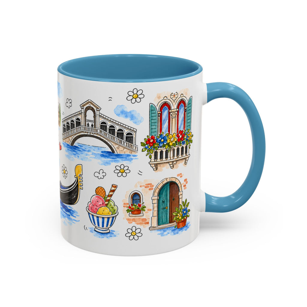 Venice Travel Mug | European City Souvenir Accent Coffee Mug | 11oz 15oz Ceramic Cup