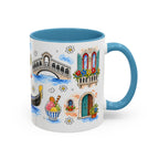 Venice Travel Mug | European City Souvenir Accent Coffee Mug | 11oz 15oz Ceramic Cup