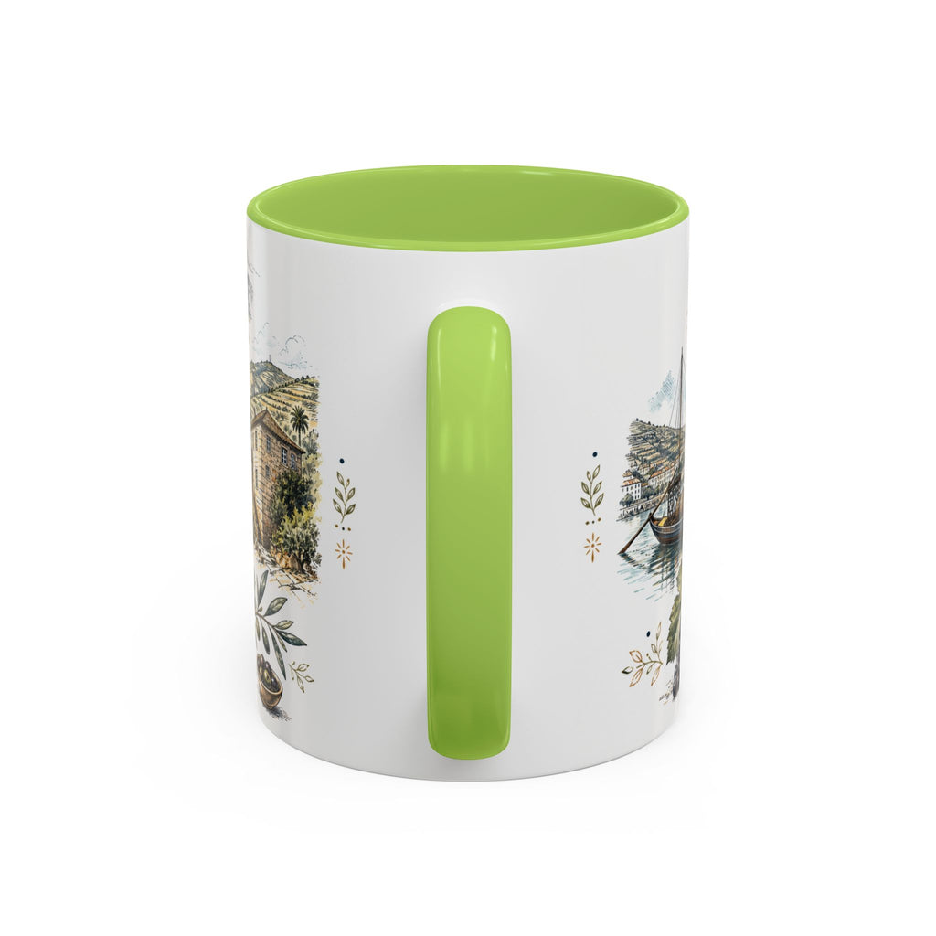 Douro Valley Mug, Portugal Travel Souvenir, Bucket List Gift, Accent Ceramic Coffee Mug 11oz 15oz