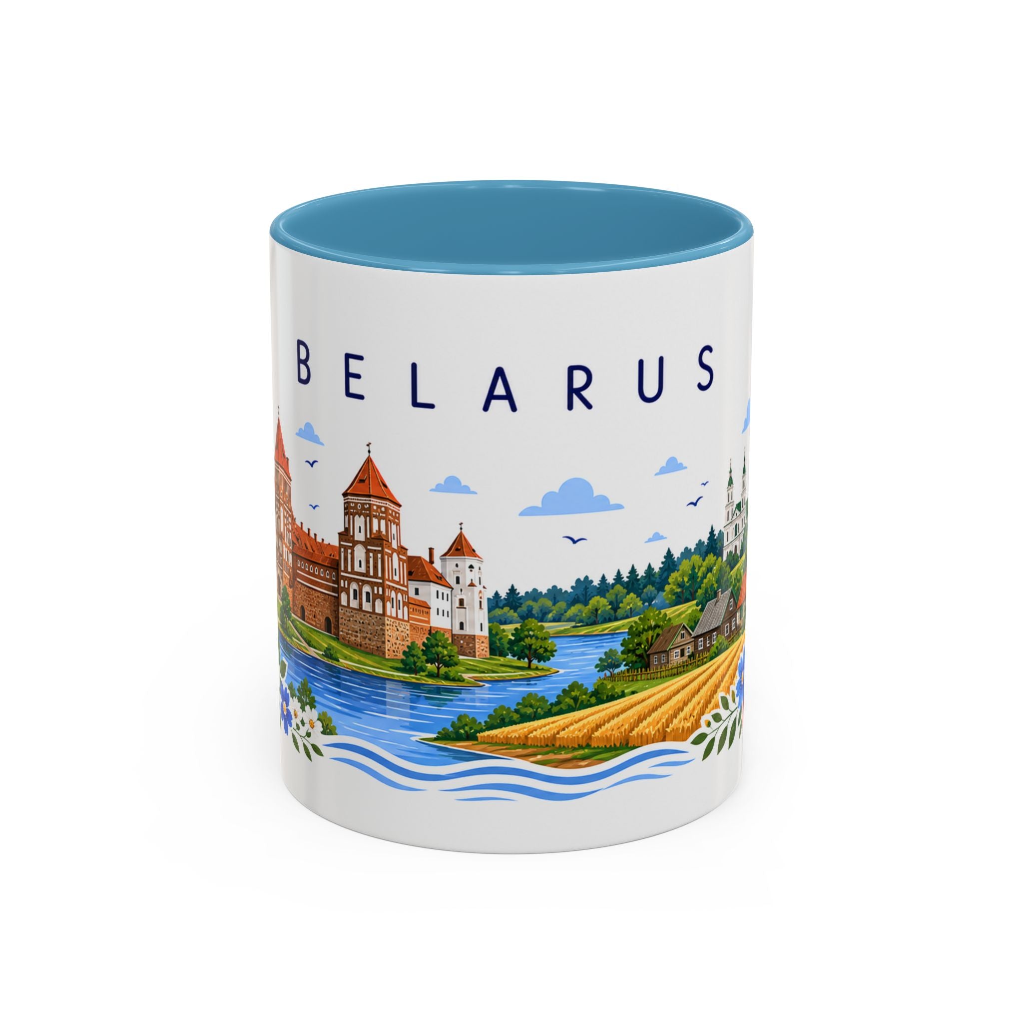 Belarus Coffee Mug | Travel Souvenir Accent Mug | Place Gift Ceramic Cup 11oz 15oz