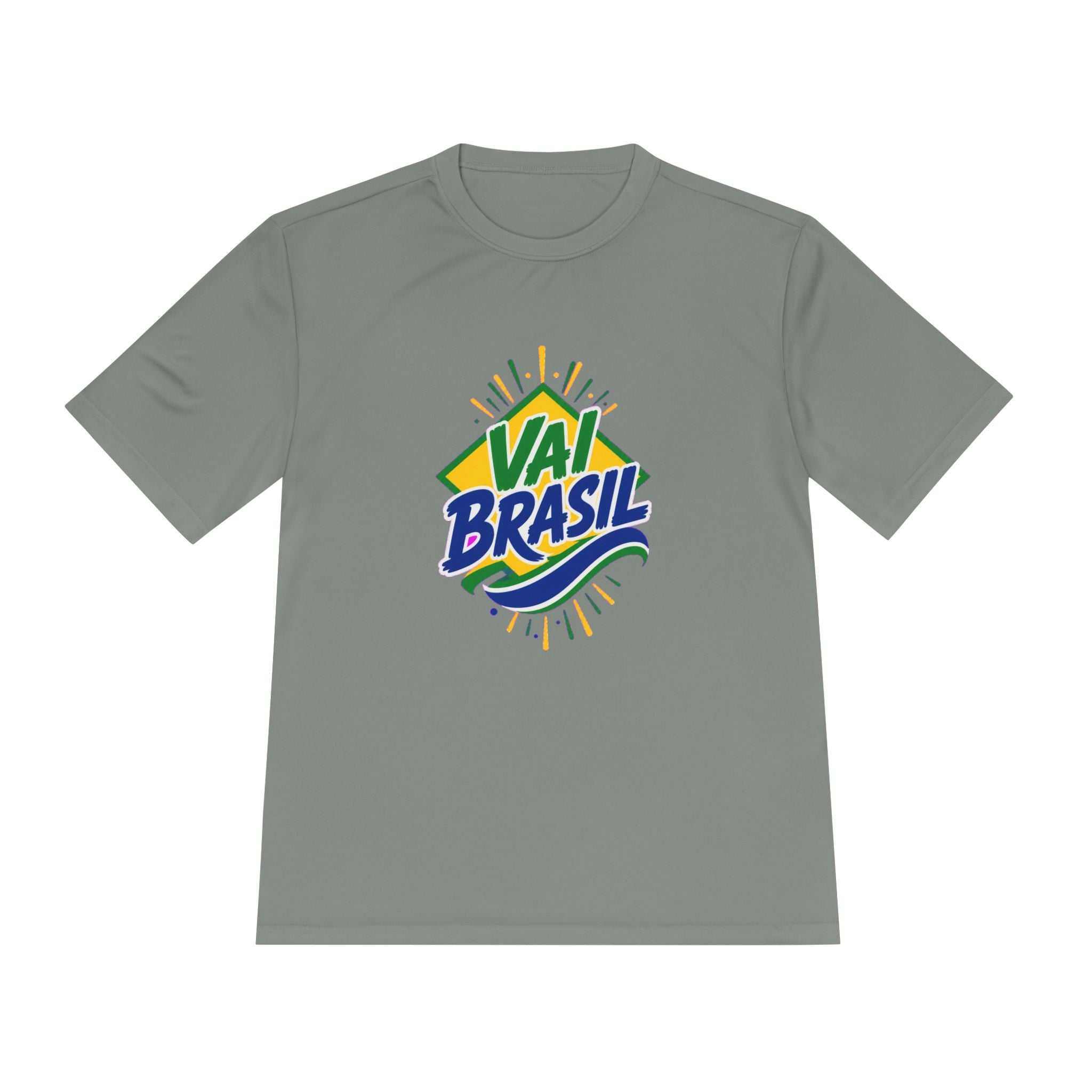 Brazil Soccer T Shirt, Vai Brasil Tee, World Football Fan Shirt, Moisture Wicking Sport Tee