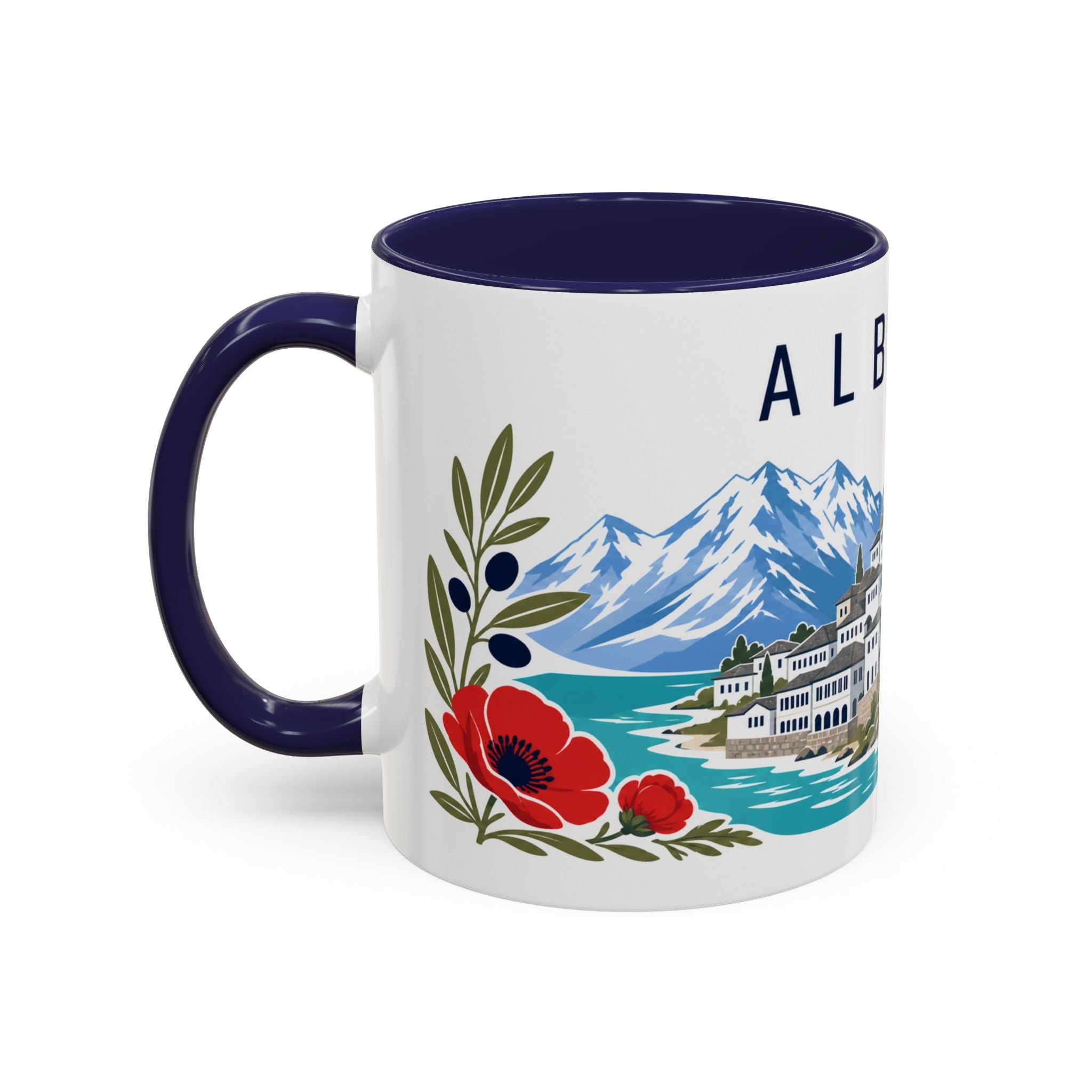 Albania Coffee Mug | Travel Souvenir Accent Mug | Country Gift Ceramic Cup 11oz 15oz