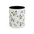 Missouri Hawthorn Mug, State Flower Floral Coffee Cup, 11oz Botanical Gift