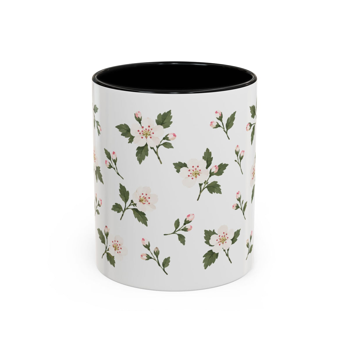 Missouri Hawthorn Mug, State Flower Floral Coffee Cup, 11oz Botanical Gift