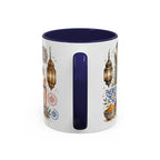 Marrakech Medina Coffee Mug | Travel Destination Souvenir Gift | Accent Color Ceramic 11oz 15oz