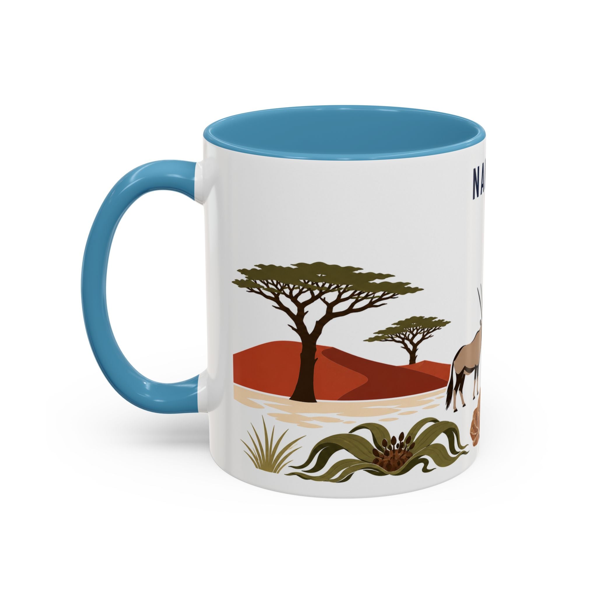 Namibia Coffee Mug | Travel Souvenir Accent Mug | Country Gift Ceramic Cup 11oz 15oz