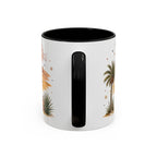 Sahara Dunes Coffee Mug | Travel Destination Souvenir Gift | Accent Color Ceramic 11oz 15oz