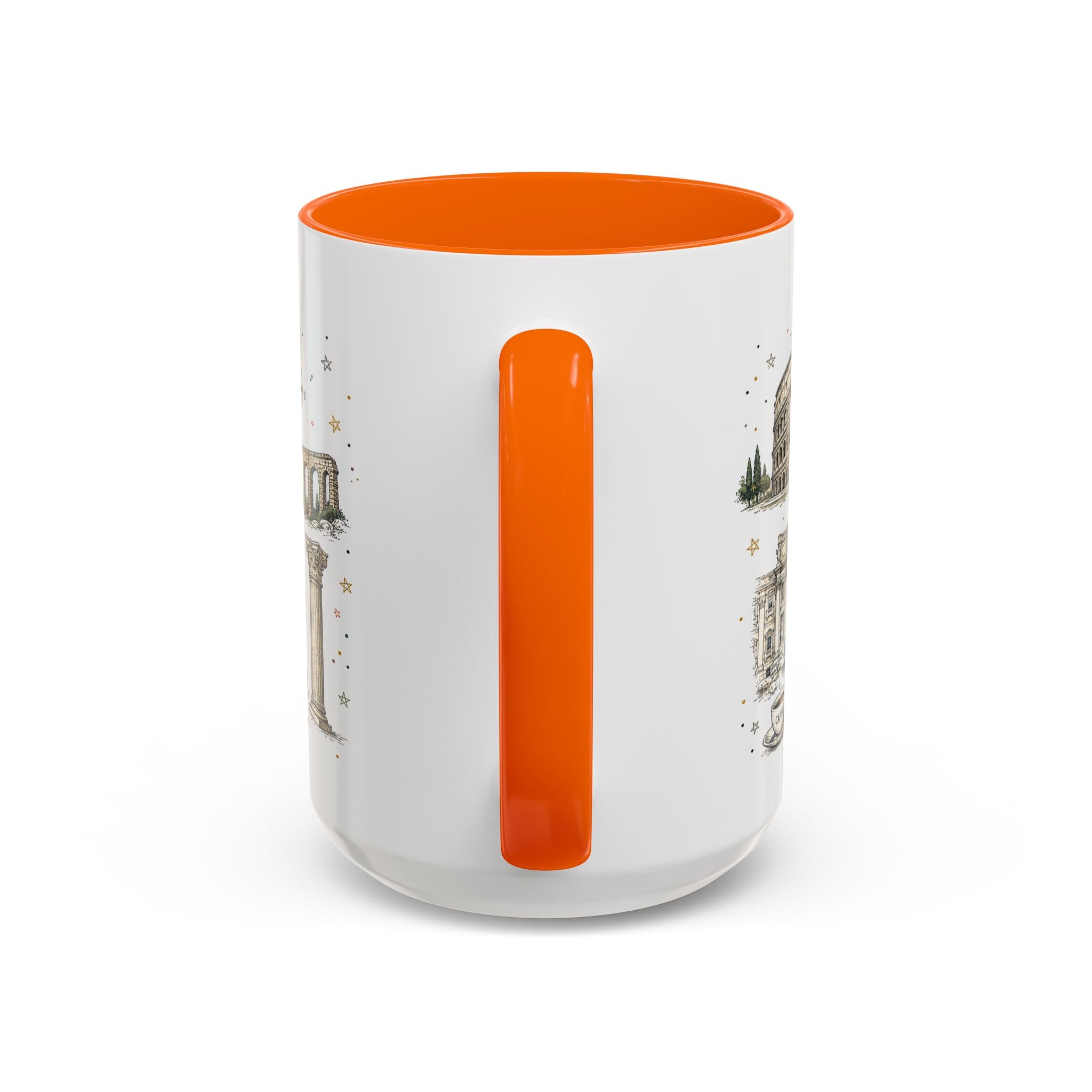 Rome Coffee Mug | Italy Souvenir Travel Gift | Accent Color Ceramic 11oz 15oz