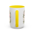 Indiana State Mug | Moving Away, Long Distance Friendship Gift | Botanical Map Accent Cup