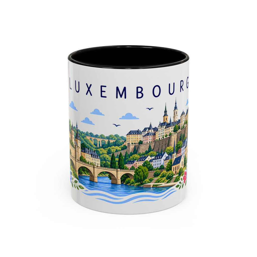 Luxembourg Coffee Mug | Travel Souvenir Accent Mug | Place Gift Ceramic Cup 11oz 15oz