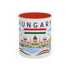Hungary Coffee Mug | Travel Souvenir Accent Mug | Country Gift Ceramic Cup 11oz 15oz