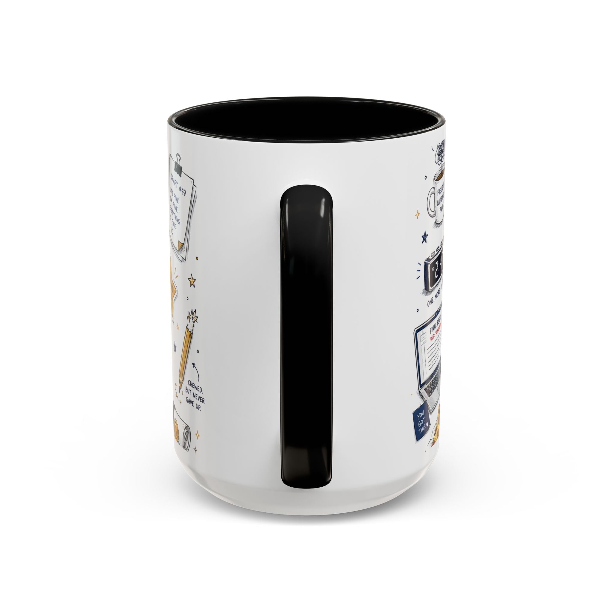 The Tassel Was Worth the Hassle Coffee Mug | Funny Graduation Gift 2026 | Accent Color Ceramic 11oz 15oz