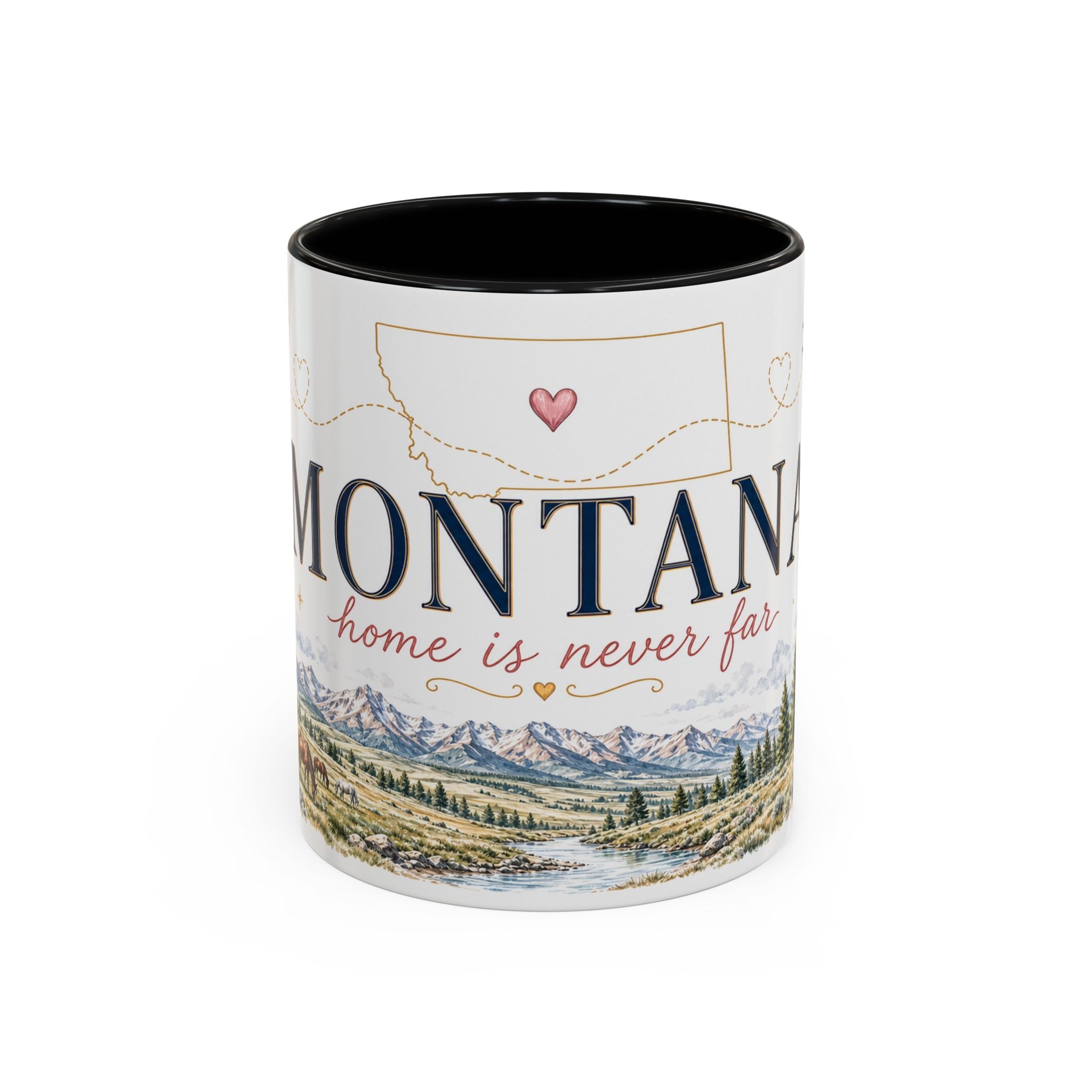 Montana Home State Mug | Moving Away, Long Distance Friendship Gift (11oz 15oz)