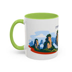 Zhangjiajie Coffee Mug | Travel Destination Souvenir Gift | Accent Color Ceramic 11oz 15oz