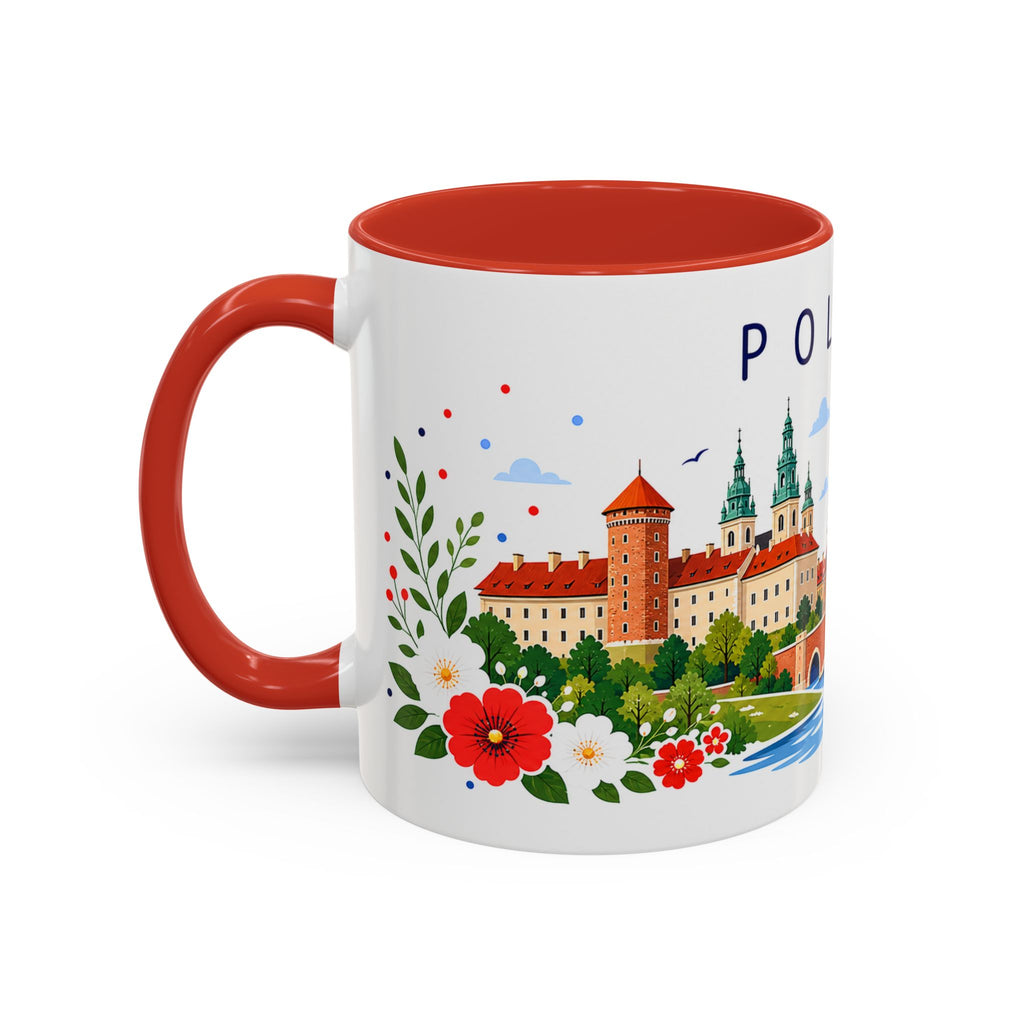 Poland Coffee Mug | Travel Souvenir Accent Mug | Place Gift Ceramic Cup 11oz 15oz