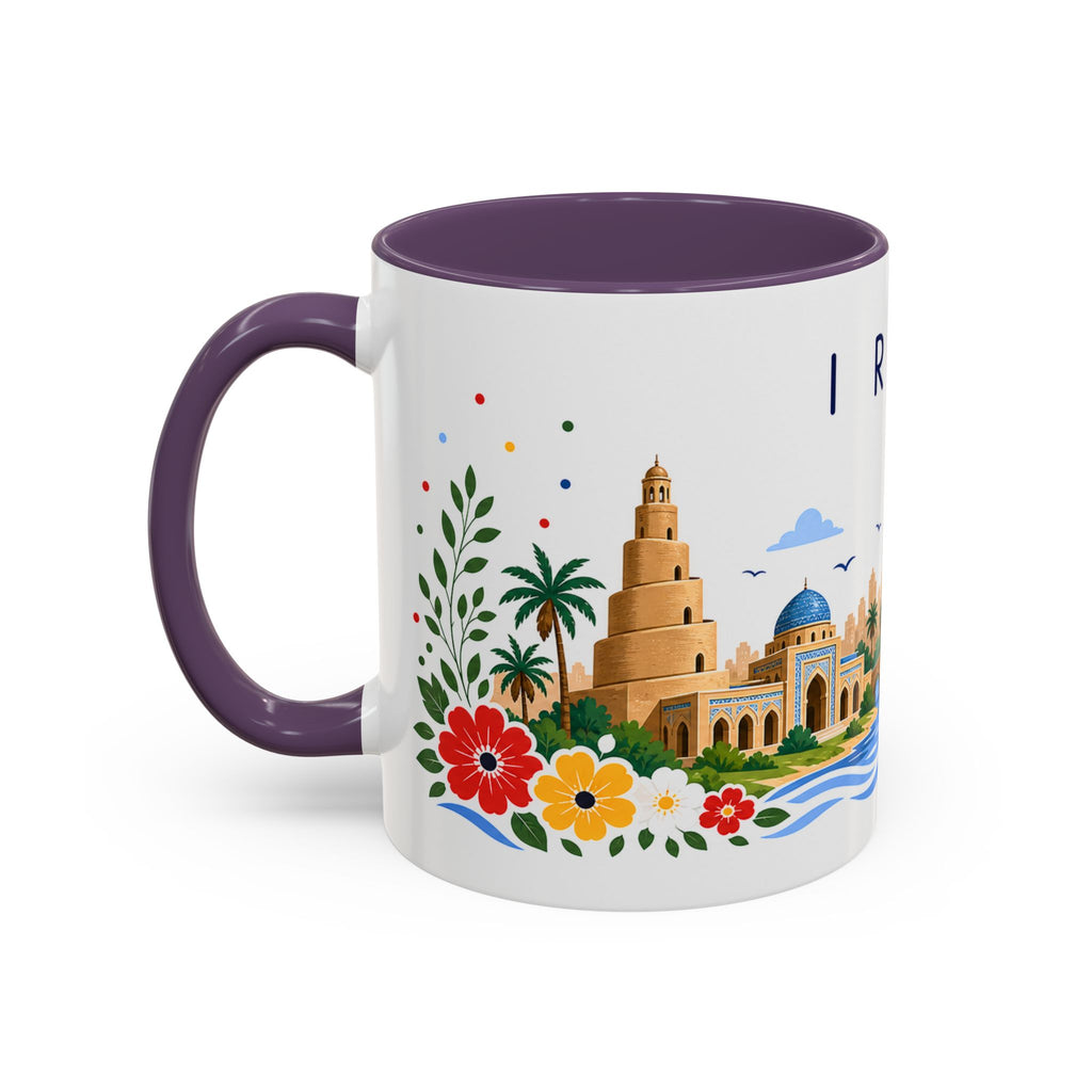 Iraq Coffee Mug | Travel Souvenir Accent Mug | Place Gift Ceramic Cup 11oz 15oz