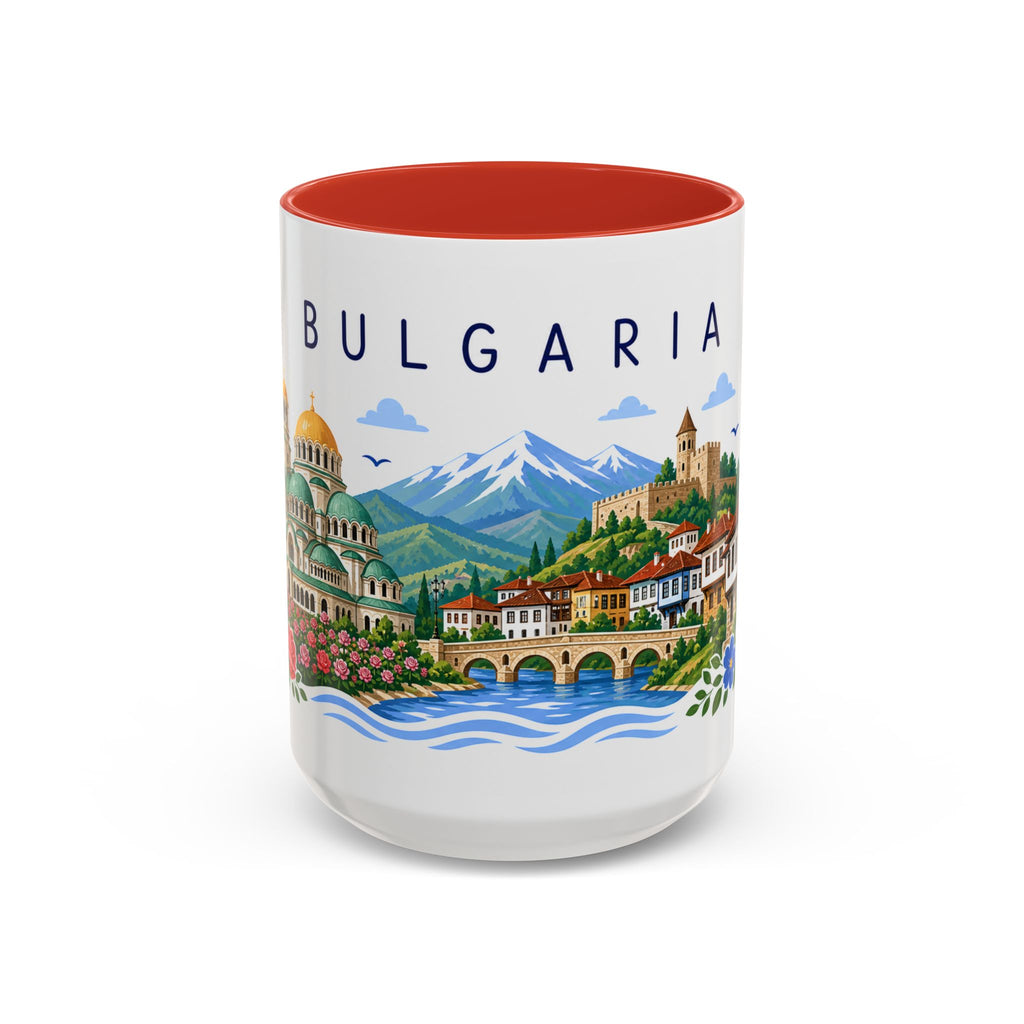 Bulgaria Coffee Mug | Travel Souvenir Accent Mug | Place Gift Ceramic Cup 11oz 15oz