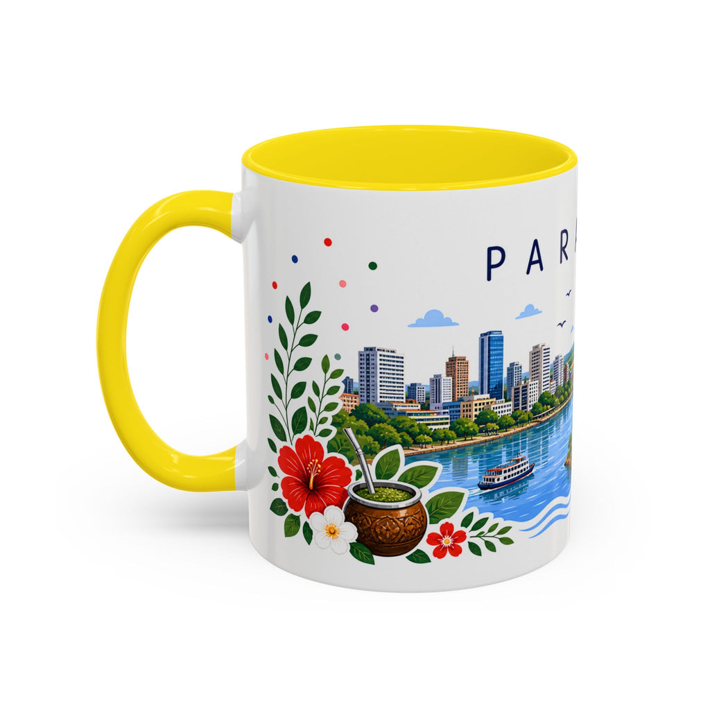 Paraguay Coffee Mug | Travel Souvenir Accent Mug | Place Gift Ceramic Cup 11oz 15oz