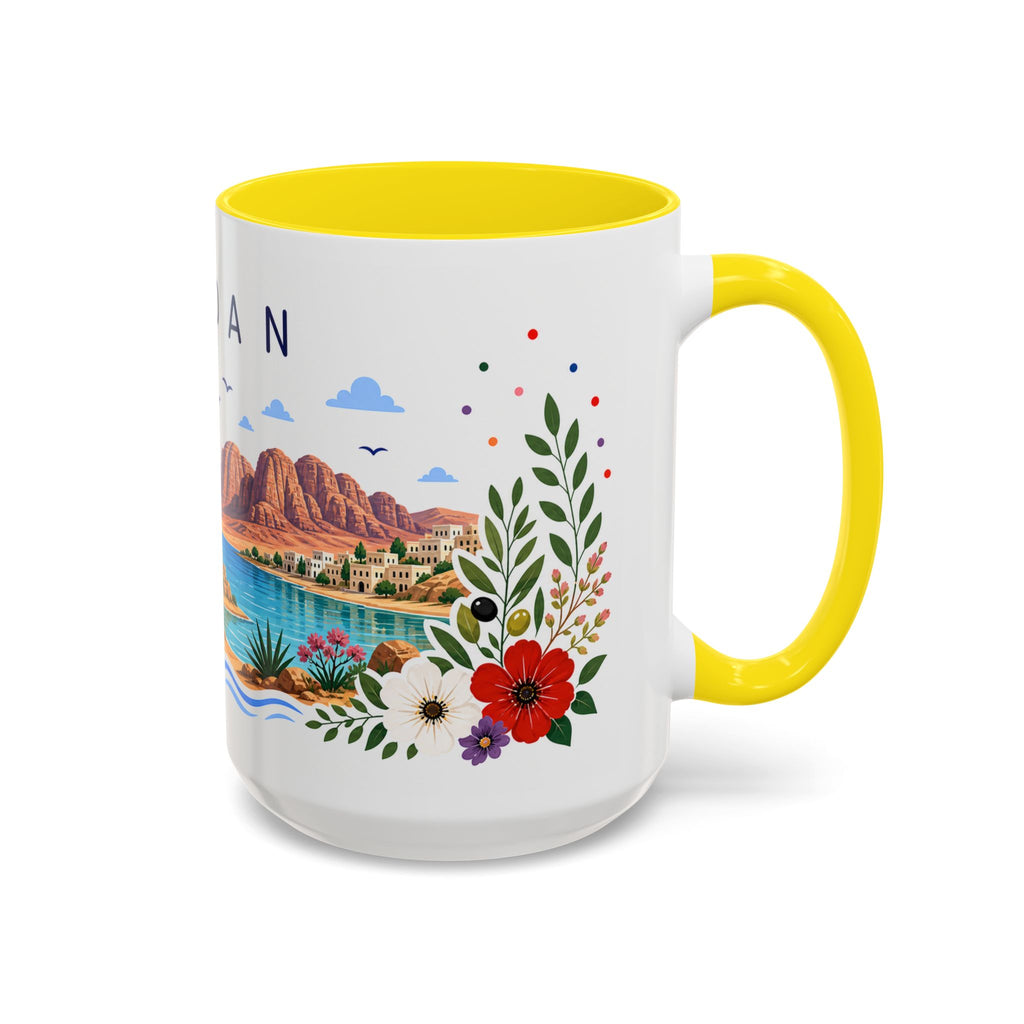 Jordan Coffee Mug | Travel Souvenir Accent Mug | Place Gift Ceramic Cup 11oz 15oz