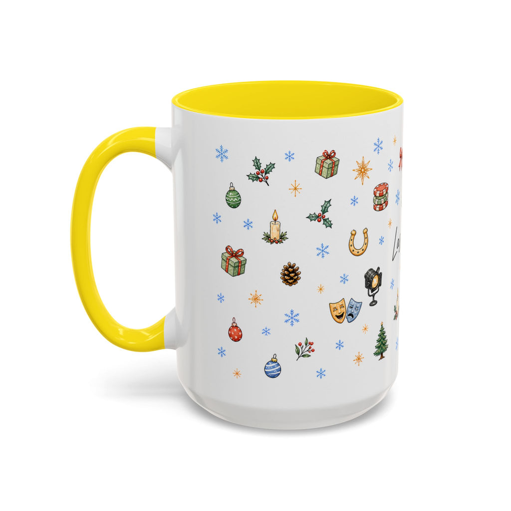 Las Vegas Christmas Mug | Watercolor City Souvenir, Travel Memories (11oz, 15oz)