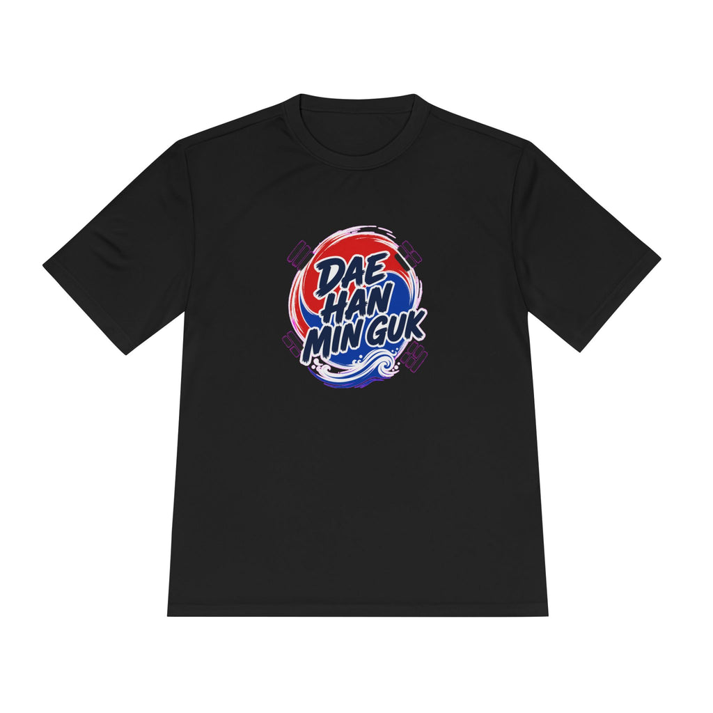 South Korea Dae Han Min Guk Soccer Fan T-Shirt, Moisture Wicking Sport Tee