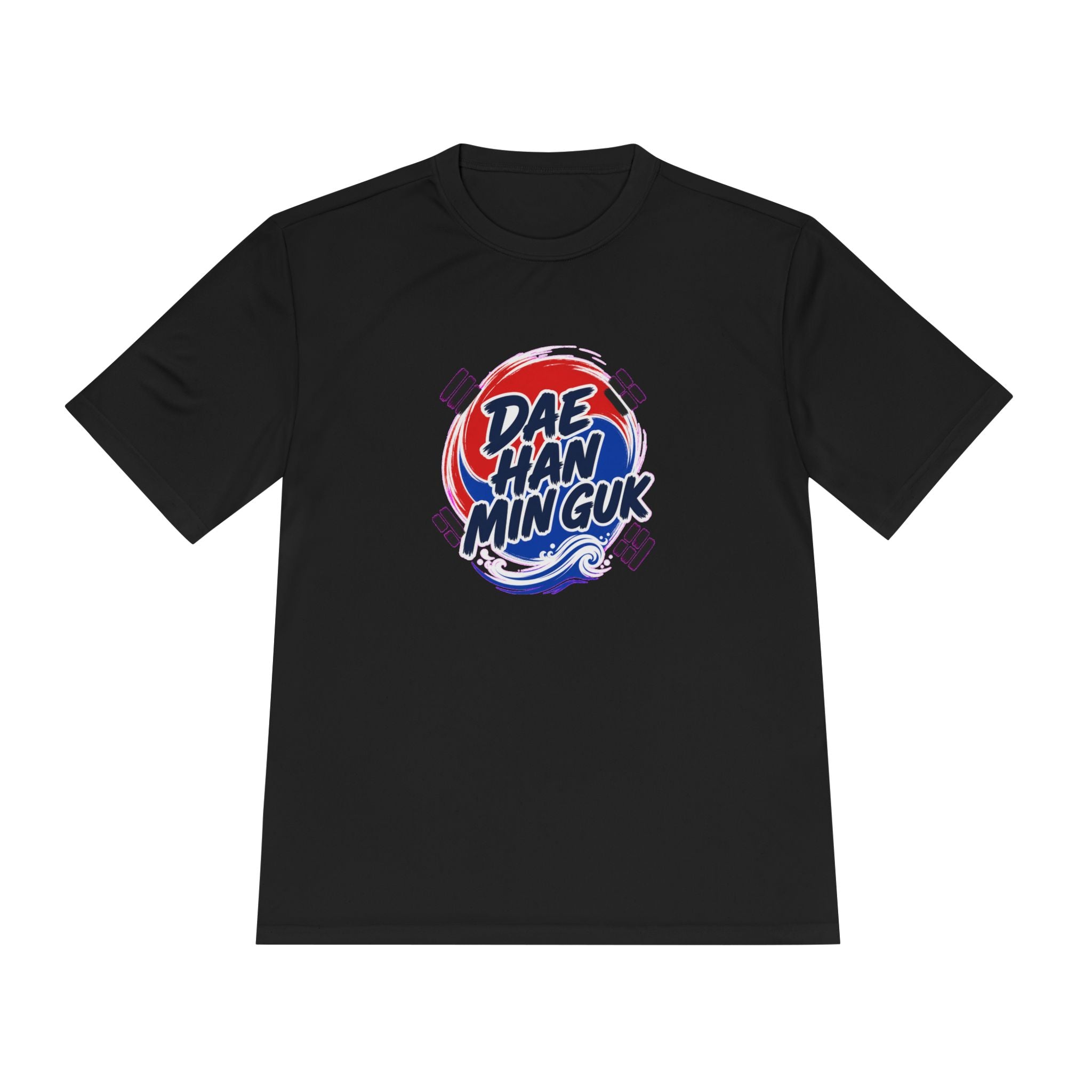 South Korea Dae Han Min Guk Soccer Fan T-Shirt, Moisture Wicking Sport Tee
