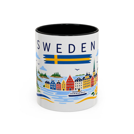 Sweden Coffee Mug | Travel Souvenir Accent Mug | Country Gift Ceramic Cup 11oz 15oz