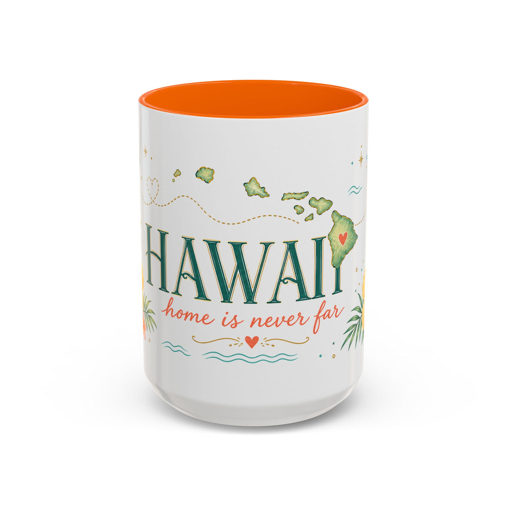 Hawaii State Map Mug | Moving Away Gift | Long Distance Friendship Coffee Cup