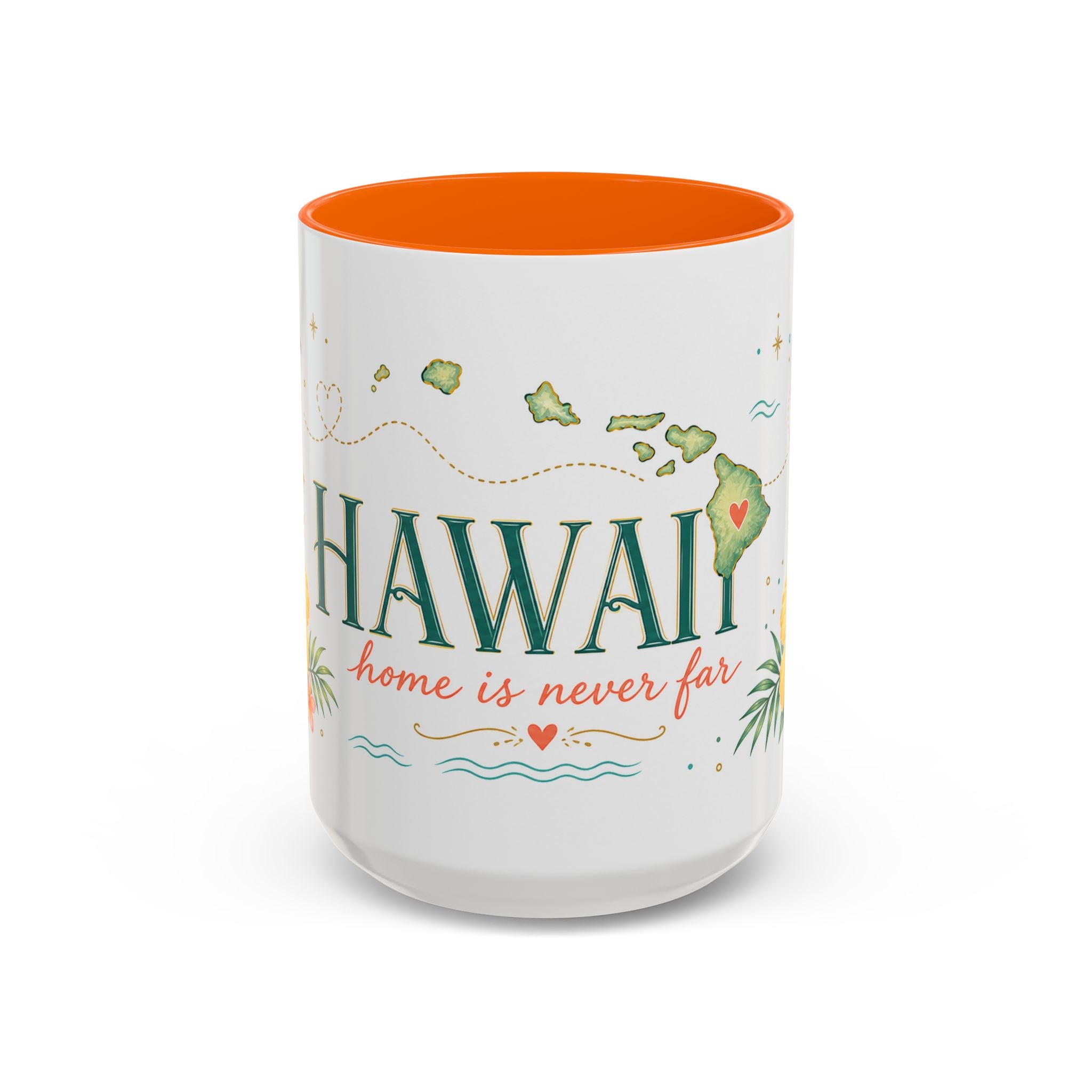 Hawaii State Map Mug | Moving Away Gift | Long Distance Friendship Coffee Cup