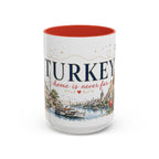 Turkey Home Country Mug | Moving Away Gift | Long Distance Friendship | 11 oz 15 oz Accent Mug