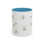 Idaho Syringa Mug, State Flower Floral Coffee Cup, 11oz Botanical Gift