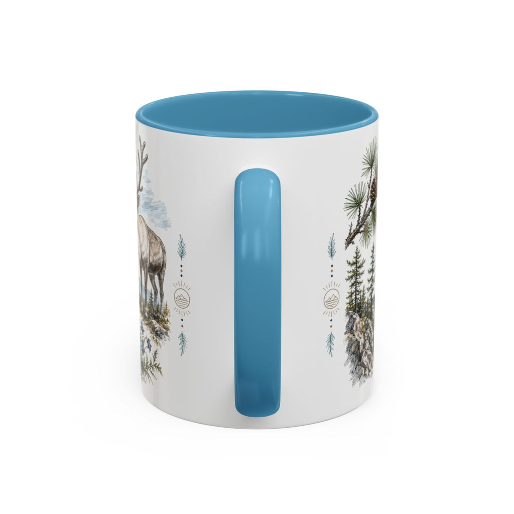 Khuvsgul Lake Mug, Mongolia Travel Souvenir, Bucket List Gift, Accent Ceramic Coffee Mug 11oz 15oz